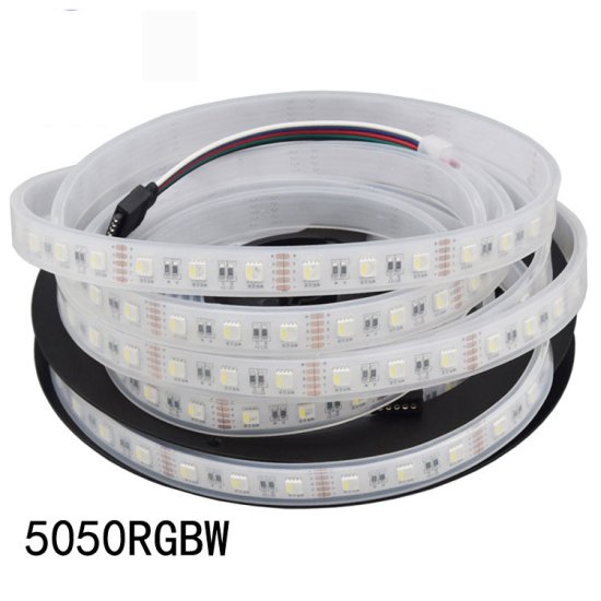 (image for) 12V5050RGBW FOUR-IN-ONE COLOR LOW VOLTAGE SOFT LIGHT STRIP WITH BARE BOARD CASING WATERPROOF 60 LIGHT HIGH BRIGHTNESS FLEXIBLE LIGHT STRIP