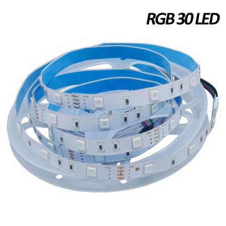 (image for) 12V5050LED RGB STRIP LIGHT 30LEDS/METER 12V5050 LOW VOLTAGE HIGH BRIGHTNESS STRIP LIGHT 5M (16.4FT) 150LEDS 5050STRIP LIGHTSS
