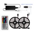 (image for) 12V 5050LED RGB 44 KEY INFRAED IR REMOTE CONTROL STRIP LIGHT 150LEDS/METER 12V5050 LOW VOLTAGE HIGH BRIGHTNESS STRIP LIGHT 5M (16.4FT) 300LEDS 5050STRIP LIGHTSS