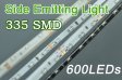 (image for) Side View Emitting Light Strip SMD 335 LED Strip Single Color Flexible Light Strip 5m (16.4ft )600LEDs