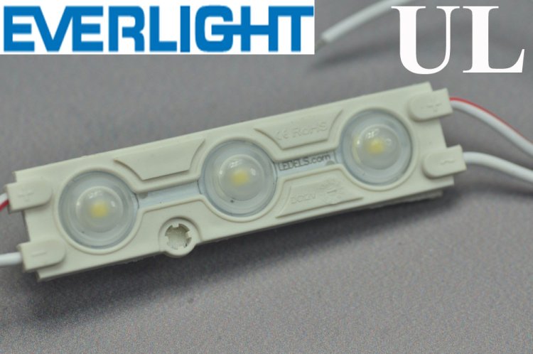 (image for) Everlight SMD2835 LED Modules UL certification 0.72W LED Modules String 66mm*15mm 12V Everlight LED Modules Waterproof Side View Emitting Module