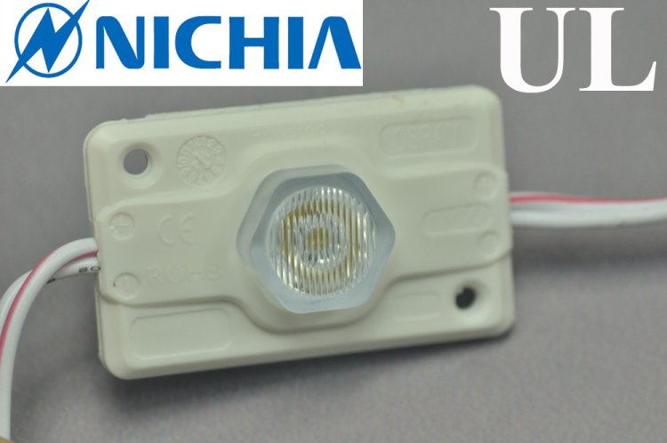 (image for) Nichia LED Modules 1.6W LED Modules String UL certification 50mm*30mm 12V Nichia LED Modules Waterproof Side View Emitting Module Cuttable each 1 pieces