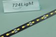 (image for) Black 39.3inch 5630 Rigid LED Strips 72LED 1M 12V DC Aluminium Rigid Strip Light For Cabinet/Wardrobe/Celling