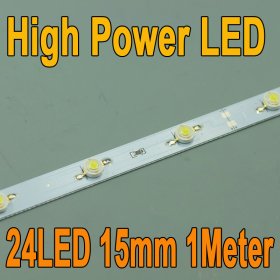 39.3inch High Power Rigid LED Strips 72W 24LED 1M 12V DC Aluminium Rigid Strip Bar light