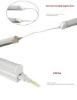 (image for) T5/T8 20/30/50/100cm Linkable Extension Cable Wire Connector for Integrated LED Tube Light / Tube Fixture