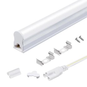10Pcs Pack /2FT/3FT/4FT/5FT Line Voltage AC T5 LED Tube Light with Milky White cover