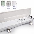 (image for) LED Tube Fixture (No Tube included) for Dual LED Tube Tri-proof LED Tube Support Bracket Waterproof , Dustproof, Corrosion-Proof