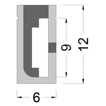 (image for) LED Neon Tube 1 meter(39.4 inch) 12x6mm Suit For 8mm 5050 2835 Flexible Light LED Silicone Tube Waterproof IP67