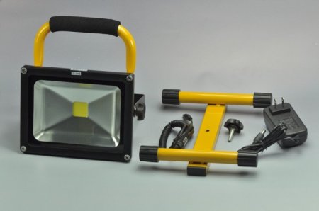 (image for) 20W Portable LED Floodlights Rechargeable LED Work Light Waterproof Battery Floodlights