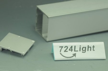 (image for) 1 Meter 39.4" LED Suspended light Channel Profile 35mm x 35mm suit 38mm led strip light