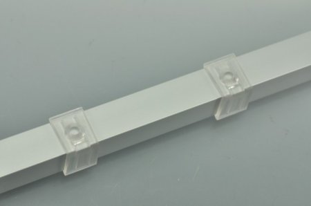 (image for) Wholesale LED 90Â° Right Angle Aluminium Channel PB-AP-GL-006 1 Meter(39.4inch) 16 mm(H) x 16 mm(W) For Max Recessed 10mm Strip Light LED Profile With Arc Diffuse Cover