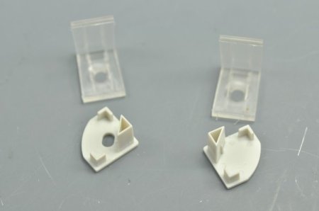 (image for) LED Aluminium Profile LED Strip Light Aluminium Profile 1M V Flat Type Rail Aluminium