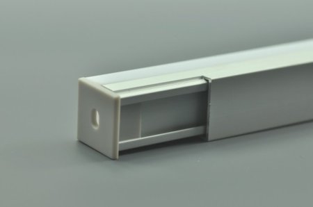 (image for) LED Channel aluminum LED Profile for Ceiling (WxH):16.9 mm x 13 mm 1 meter (39.4inch) LED Profile