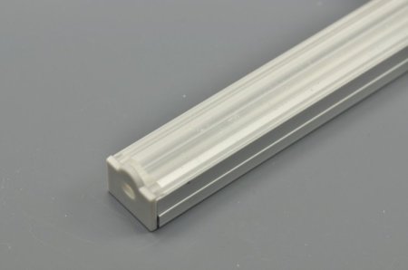 (image for) LED aluminum Channel with Clear Lenses Diffuser (WxH):16.9 mm x 6.1mm 1 meter (39.4inch) LED Profile