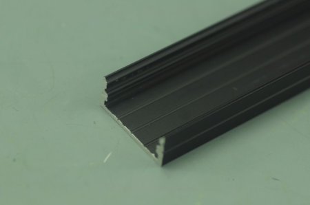 (image for) PB-AP-GL-014-B Black Super wide 20mm Strip Recessed LED Aluminium Extrusion Recessed LED Aluminum Channel 1 meter(39.4inch) LED Profile