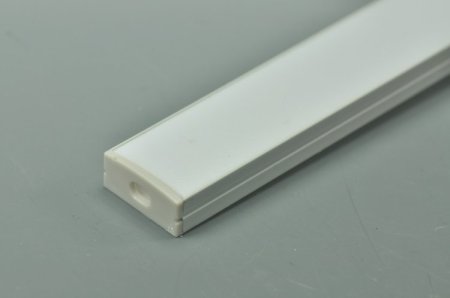 (image for) 2.5 meter 98.4" LED U Double 5050 Strip Aluminium Channel PB-AP-GL-014 10 mm(H) x 20 mm(W) For Max Recessed 20mm Strip Light LED Profile ssed 10mm Strip Light LED Profile