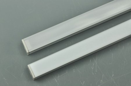 (image for) Wholesale LED U Double 5050 Strip Aluminium Channel PB-AP-GL-004 1 Meter(39.4inch) 10 mm(H) x 20 mm(W) For Max Recessed 20mm Strip Light LED Profile ssed 10mm Strip Light LED Profile