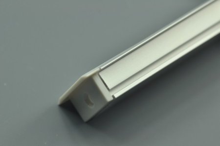 (image for) LED Floor Channel Strip light Channel for Floor (WxH):12.2 mm x 8mm 1 meter (39.4inch) With Waterproof Thicken 3mm Diffuser