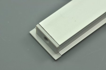 (image for) LED Floor Channel Strip light Channel for Floor (WxH):12.2 mm x 8mm 1 meter (39.4inch) With Waterproof Thicken 3mm Diffuser