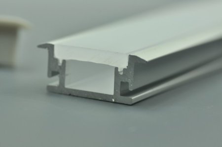(image for) LED Floor Channel Strip light Channel for Floor (WxH):12.2 mm x 8mm 1 meter (39.4inch) With Waterproof Thicken 3mm Diffuser