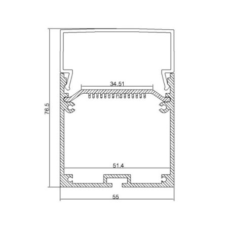 (image for) 2.5 Meter 98.4â€œ LED Aluminium Channel With Dropped Lens 22mm Pendant Light LED Channel For 5050 5630 Multi Row LED Strip Lights