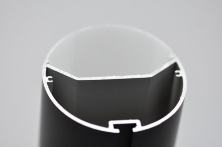 (image for) Black 2.5" Newest Suspended Tube Light LED Profile Diameter 63mm 1meter Tube lighting Profile