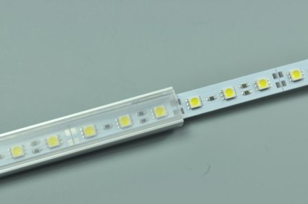 (image for) LED Aluminium Profile LED Strip Light Aluminium Profile 1M U Flat Style Rail Aluminium