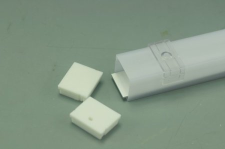 (image for) plastic Waterproof LED Profile square IP65 led channel housing For 20.9mm Flexible Strip light
