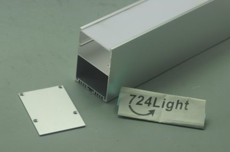 (image for) 1 Meter 39.4â€ Aluminum LED Suspended Tube Light LED Profile Diameter 50mm suit 43.6mm Flexible led strip light