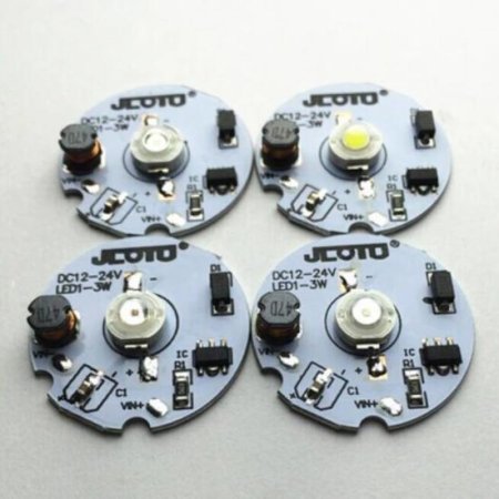 (image for) 1W 3W DC12V-DC24V LED PCB Component 30mm Wide Round Board