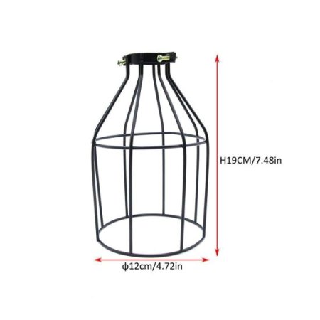 (image for) Metal Pendant Light Simple Retro Adjustable Industrial Metal Lampshade