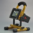 (image for) 10W Portable LED Work Light Rechargeable LED Flood light With Detachable Battery Case