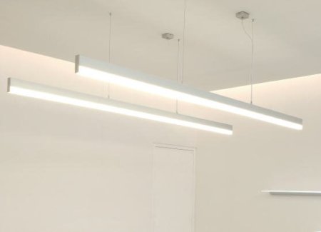 (image for) 0.5 meter 19.7" Suspended LED Aluminum Profile LED Channel Suit 60mm Flexible LED Strips