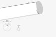(image for) 1 Meter 39.4â€ LED Suspended Tube Light LED Aluminum Channel Diameter 60mm suit 30mm Flexible LED Strips