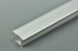 (image for) LED Aluminium Extrusion Width 12.2mm Recessed LED Aluminum Channel 1 meter(39.4inch) LED Profile With 23.3mm Flange