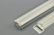(image for) LED aluminum Channel with Clear Lenses Diffuser (WxH):16.9 mm x 6.1mm 1 meter (39.4inch) LED Profile
