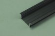 (image for) 0.5 meter 19.7" Black Super wide 20mm Strip Recessed LED Aluminium Extrusion Recessed LED Aluminum Channel LED Profile