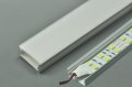 (image for) LED U Double 5050 Strip Aluminium Channel PB-AP-GL-014 1 Meter(39.4inch) 10 mm(H) x 20 mm(W) For Max Recessed 20mm Strip Light LED Profile ssed 10mm Strip Light LED Profile