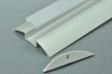 (image for) Double Wings LED Aluminium Extrusion Recessed LED Aluminum Channel 1 meter(39.4inch) LED Profile