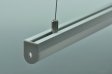 (image for) Simple Line LED Aluminium Channel System LED Droplight 1 meter(39.4inch) Support max 16.7mm Double 5050 led strip light Replace fluorescent tube