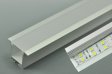 (image for) LED Aluminium Extrusion 18.6mm Recessed LED Aluminum Channel 1 meter(39.4inch) With Wings