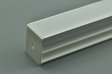 (image for) Waterproof LED Floor Channel Aluminum LED Profile(WxH):12.2 mm x 20.1 mm 1 meter (39.4inch) Diffuser 3mm thickness