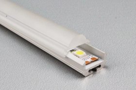 (image for) LED Aluminium Channel 1 Meter(39.4inch) LED profile With 60 Degrees Lens For Rigid LED Module 5630 2835 5050 LED Strip