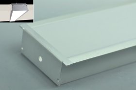 (image for) 2.5 Meter 98.4â€œ Super Wide LED Profile for ceiling light Pendent strip Light Extrusion