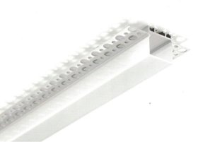 (image for) 1Meter/3.3ft Aluminum Recessed LED Corner Strip Channel 65.4mm x 28mm suit for max 22.8mm width strip light