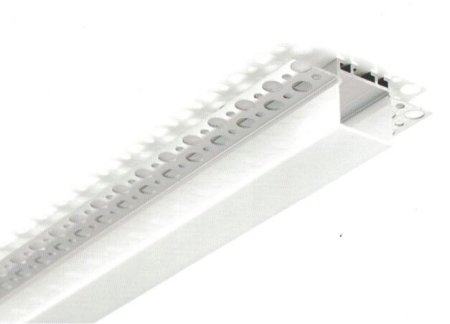 (image for) 1Meter/3.3ft Aluminum Recessed LED Corner Strip Channel 65.4mm x 28mm suit for max 22.8mm width strip light