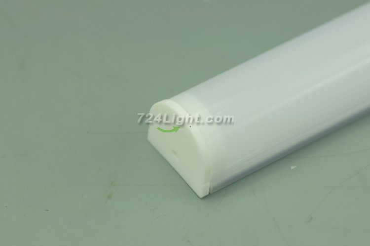 (image for) plastic Waterproof LED Channel IP65 led profile housing For 20mm Flexible Strip light