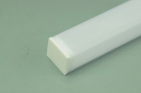 plastic Waterproof LED Profile square IP65 led channel housing For 20.9mm Flexible Strip light