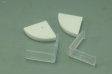 (image for) Plastic Waterproof LED Profile 90 degree right angle IP65 led channel housing For 20.9mm Flexible Strip light