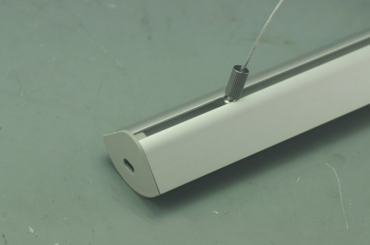 (image for) 1 Meter 39.4â€ Aluminum LED Suspended Tube Light LED Profile Diameter 30mm suit 20.3mm Flexible led strip light